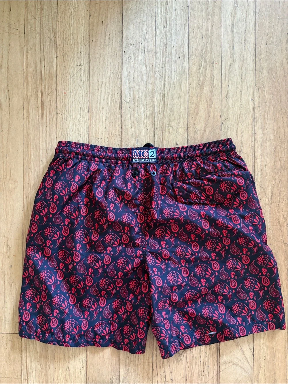 MC2 Saint Barth Boys AC Milan Swim Trunks